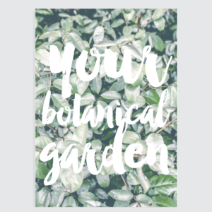 botanische poster botanic garden