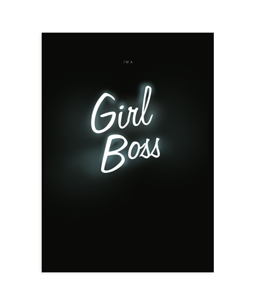 girlboss-poster-zwart-wit